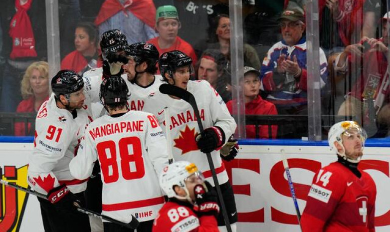 Канада вырвала победу у Швейцарии и возглавила группу А на ЧМ-2024 по хоккею
