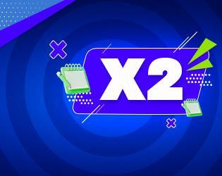 Среда — умножаем на 2!