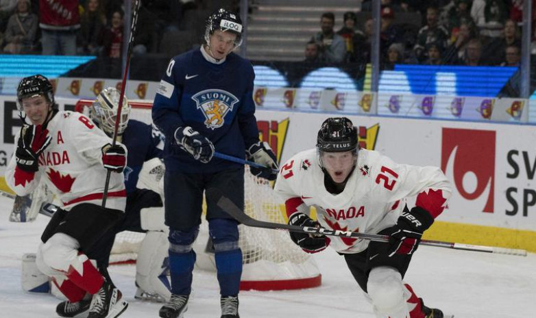 Сборная Канады победила Финляндию в матче МЧМ-2024