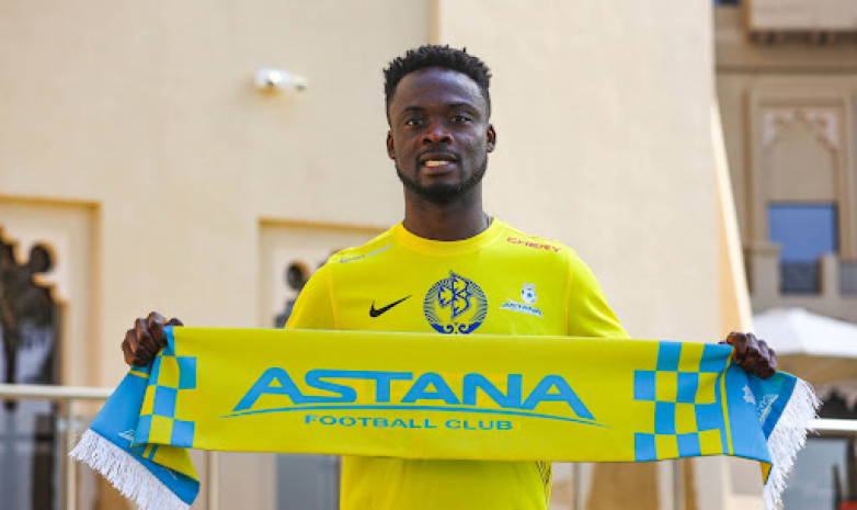 "Астана" официально подписала контракт с африканским полузащитником
