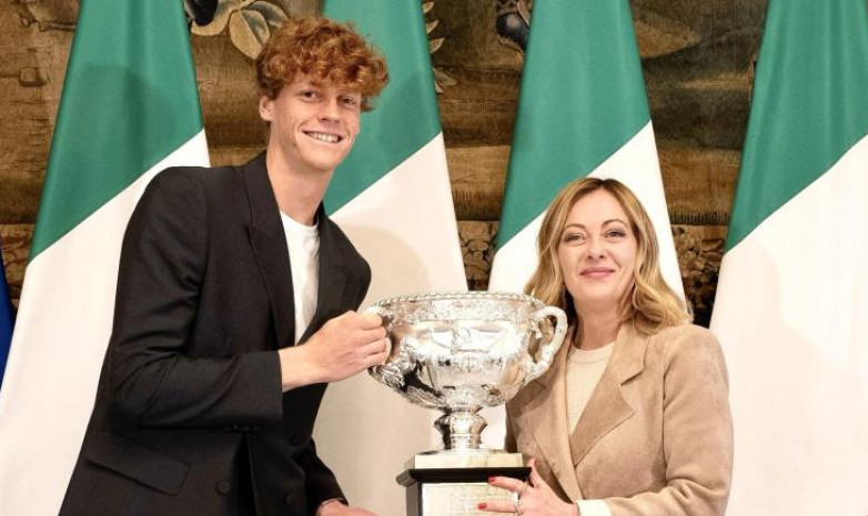 Победитель Australian Open Янник Синнер встретился с премьер-министром Италии