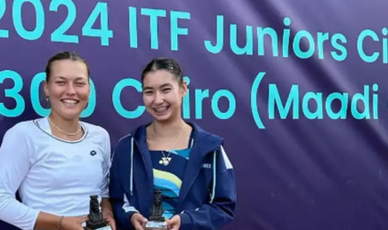 Казахстанская теннисистка достигла финала в двух категориях на турнире ITF Juniors в Каире