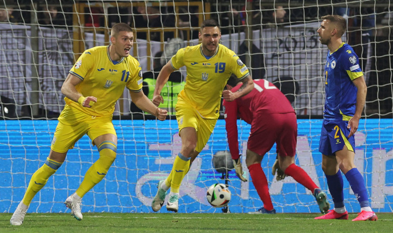 Украина победила Боснию и вышла в финал стыков Евро-2024