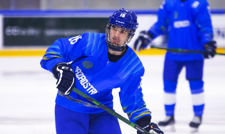 Дебютант сборной Казахстана оценил свой дебют за сборную на ЧМ-2024 по хоккею