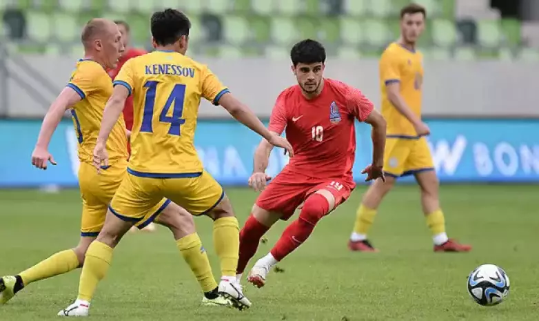 Названо имя лучшего футболиста в матче Азербайджан - Казахстан