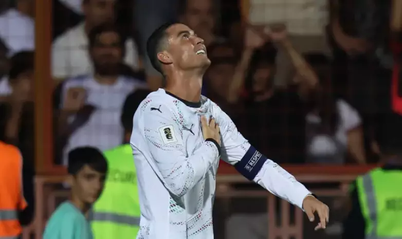 Криштиану Роналду повторил празднование Лионеля Месси