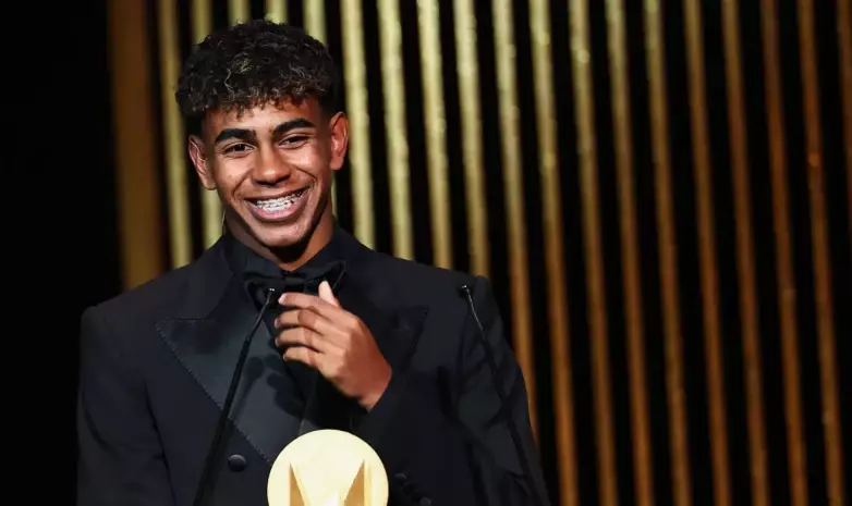 Ламин Ямаль получил награду на церемонии "Золотого мяча"-2025