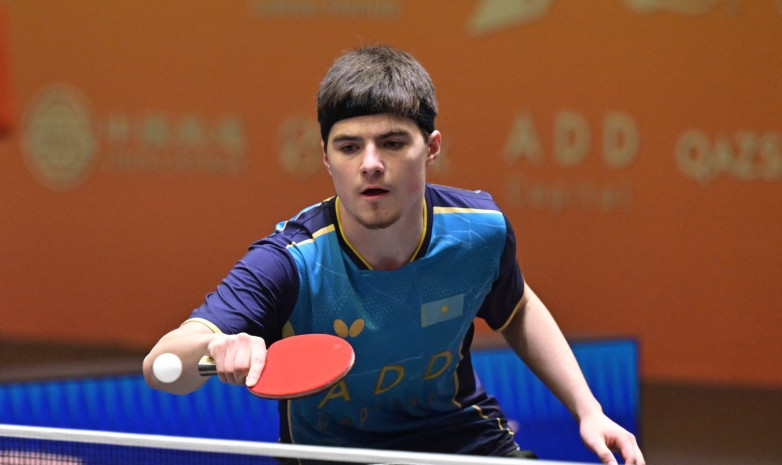 Казахстанец завоевал медаль на турнире по настольному теннису в Китае