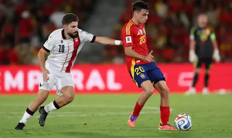 Двумя голами обернулся матч Испания - Грузия в отборе ЧМ-2026