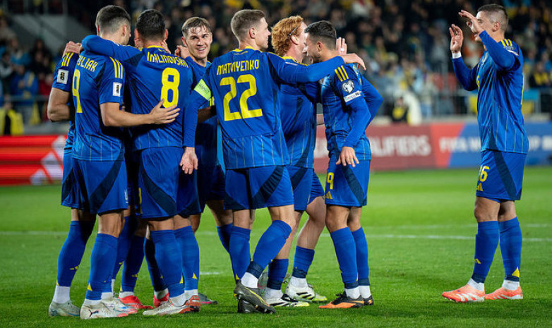 Тремя голами завершился матч Украина — Азербайджан в отборе на ЧМ-2026