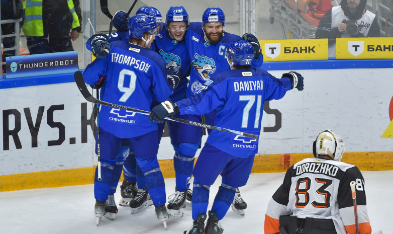 "Барыс" добился уверенной победы в КХЛ