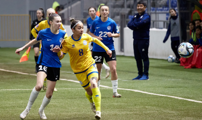 Женская Сборная Казахстана сыграла с Эстонией в рамках Лиги наций