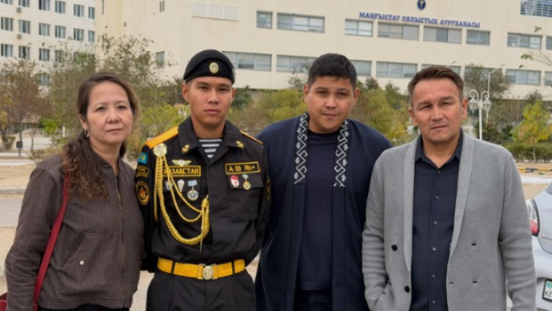 Каспийдегі қасіреттен аман қалған Ақжол әскери қызметін аяқтады