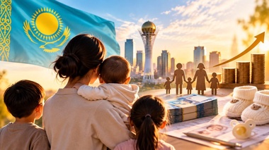 Орталық Азиядағы көшбасшы: Қазақстан балалы отбасыларға қанша төлейді және көршілерден айырмашылығымыз неде?