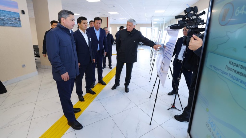 Олжас Бектенов прибыл в Балхаш: Премьер-министр проверил дороги, аэропорт и развитие города