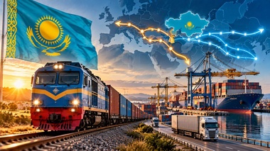 Казахстан наращивает транзит: перевозки по Среднему коридору выросли на 58%