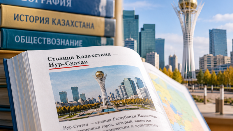 Астана всё ещё Нур-Султан: когда исправят ошибки в школьных учебниках