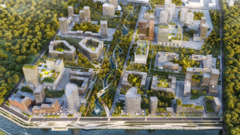 Almaty Downtown - где появится деловой район? Варианты из проекта Генплана