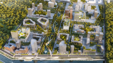 Almaty Downtown - где появится деловой район? Варианты из проекта Генплана