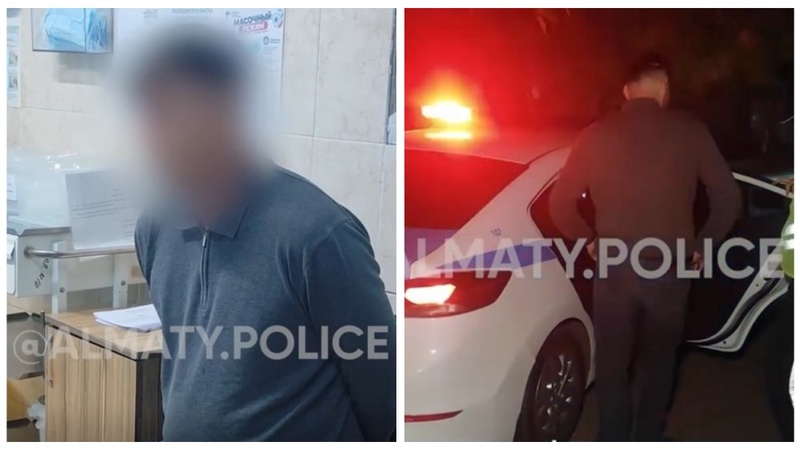 В Алматы полицейские устроили погоню за вызвавшим подозрение гражданином Китая