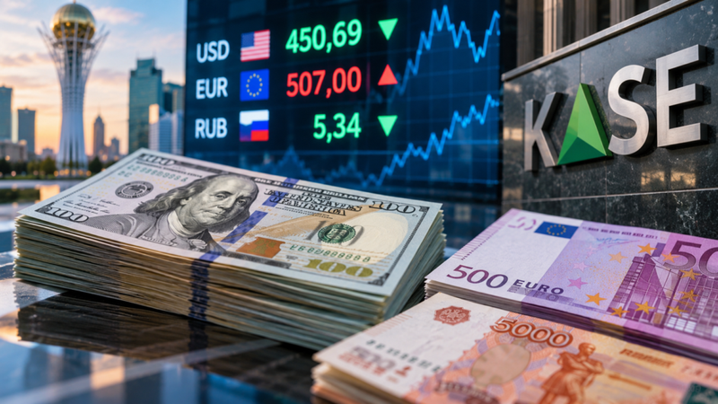 Курс доллара упал на 1,79 тенге: ситуация на валютном рынке Казахстана