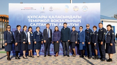 В Кульсары построили новый вокзал на частные средства и передали акимату