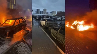 Пять машин сгорели в Астане: полиция сообщила подробности