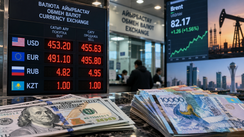 Доллар достиг 455,63 тенге: что происходит с курсами валют в Казахстане