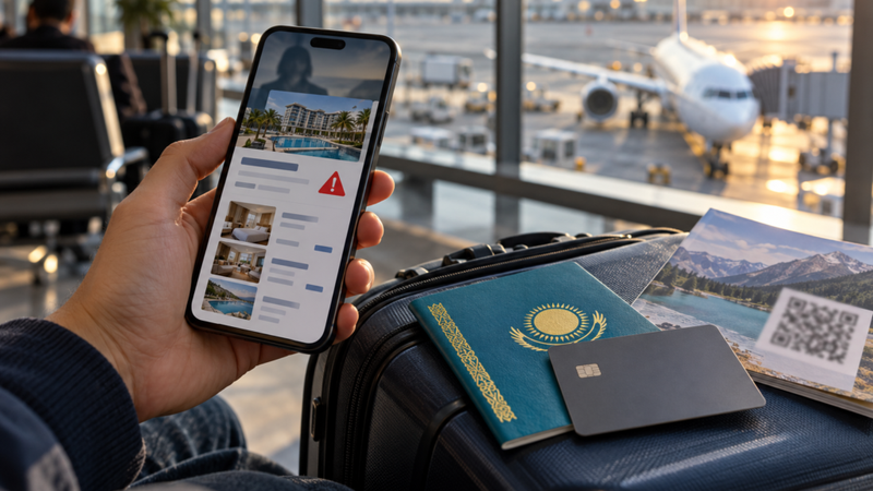 Поддельные QR-коды и фальшивые отели: о каких угрозах предупредили туристов из Казахстана