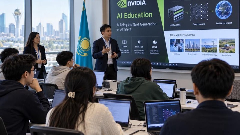 NVIDIA Physical AI Hub: корпорация Дженсена Хуанга создаст региональный центр в Казахстане