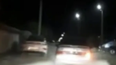 Жезқазғанда полицейлердің көлікті қуған сәті видеоға түсіп қалды