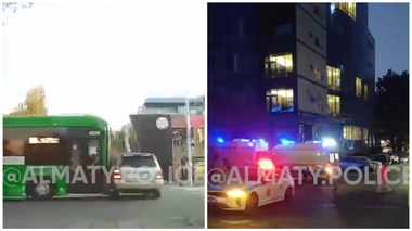 Девять человек пострадали в ДТП с участием пассажирского автобуса в Алматы
