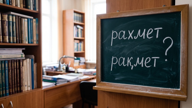 “Рахмет“ или “рақмет“: почему казахстанцы пишут это слово по-разному