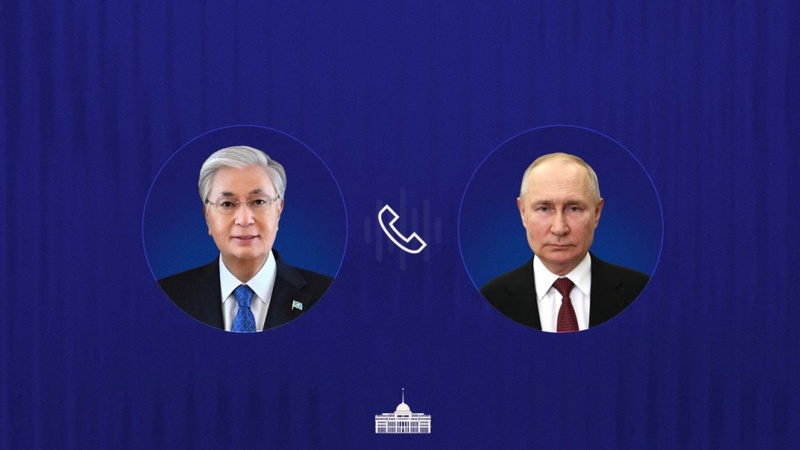 Тоқаев пен Путин телефон арқылы сөйлесті
