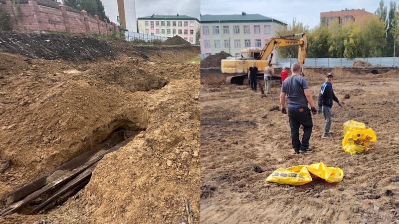 “Целые ряды могил“: в Петропавловске при строительстве спортцентра раскопали старинное кладбище