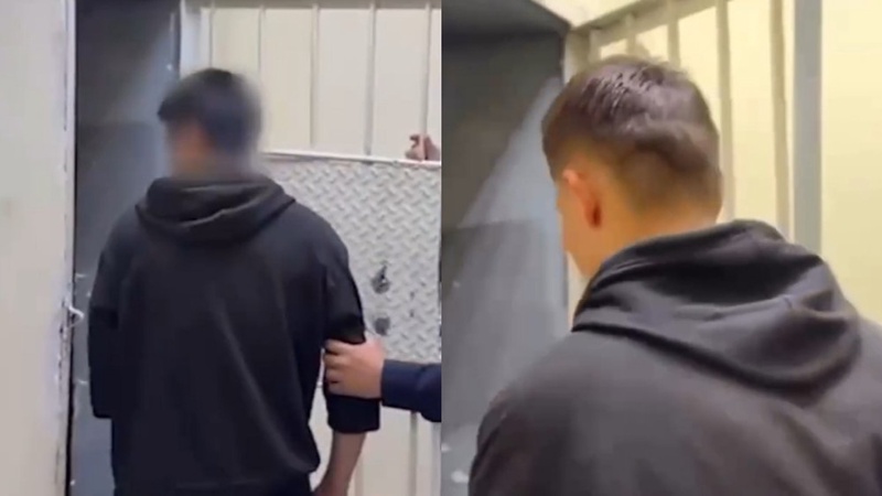 В Астане задержаны двое парней, устроившие акт вандализма на Аллее журналистов