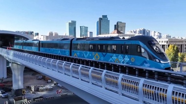 Пассажиропоток столичного LRT «Tarlan Astana» превысил 10 миллионов поездок