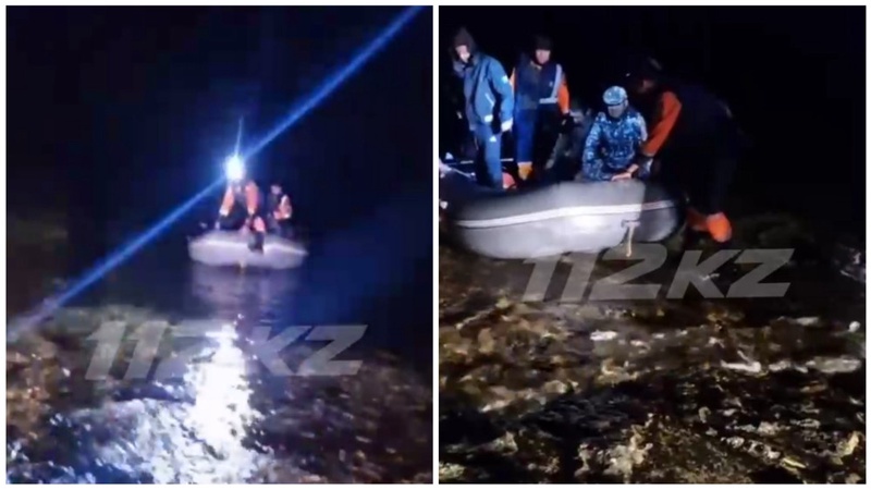 Трёх человек на надувной лодке унесло в Каспийское море
