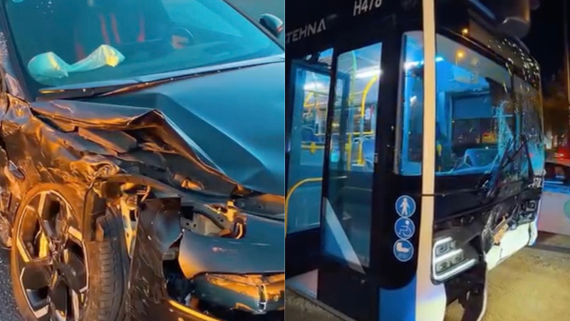 Астанада автобус пен Zeekr көлігі соқтығысты: төрт адам зардап шекті