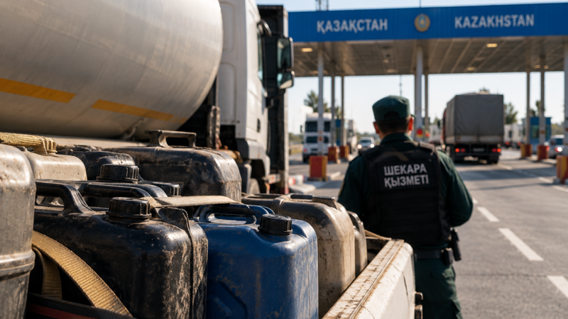 Более 80 тонн ГСМ пытались вывезти из Казахстана в сентябре