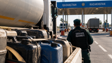 Более 80 тонн ГСМ пытались вывезти из Казахстана в сентябре